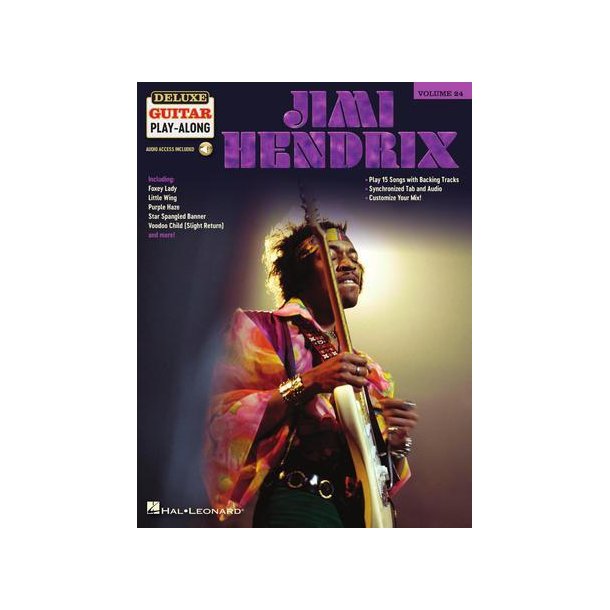 Jimi Hendrix : Deluxe Guitar Play-Along Volume 24