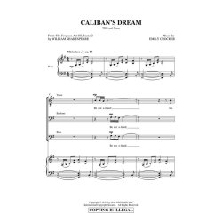 Caliban's Dream : Jonathan Palant Choral Series