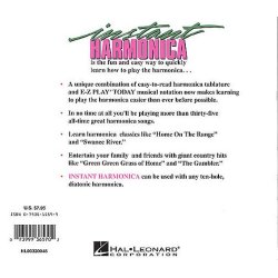 Instant Harmonica: Quick And Easy Instruction For The Beginner