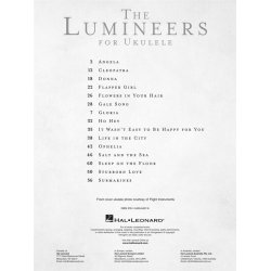 The Lumineers for Ukulele