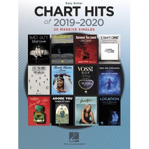 Chart Hits of 2019-2020 easy guitar