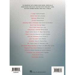 Chart Hits of 2019-2020 easy guitar