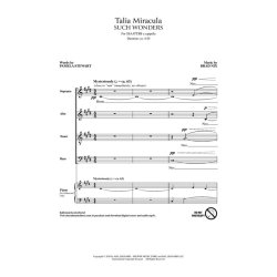 Talia Miracula (Such Wonders) : Psallite Choral Series