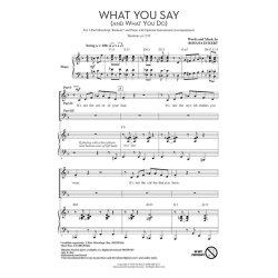 What You Say (and What You Do)