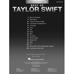 Best of Taylor Swift - 2nd Edition