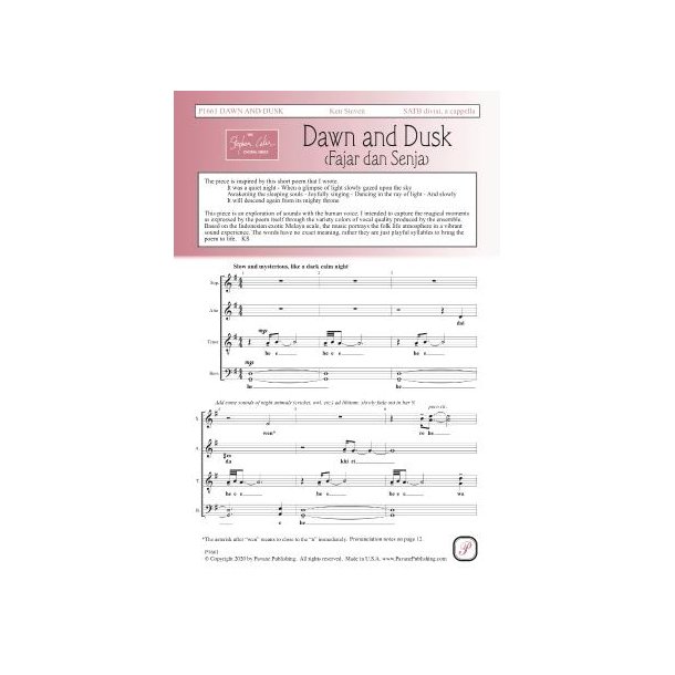 Dawn and Dusk (Fajar dan Senja)