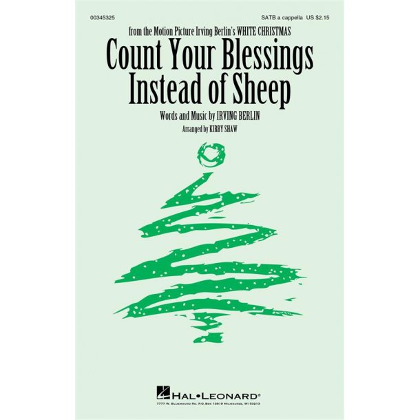 Count Your Blessings Instead of Sheep : from White Christmas