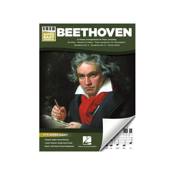Beethoven - Super Easy Songbook : 21 Simple Arrangements for Piano
