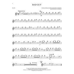 Billie Eilish For Flute : Instrumental Play-Along