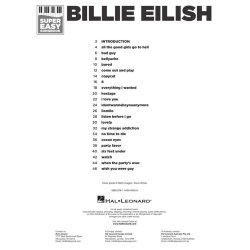Billie Eilish - Super Easy Songbook