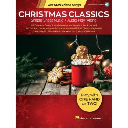 Christmas Classics - Instant Piano Songs : Simple Sheet Music + Audio Play-Along