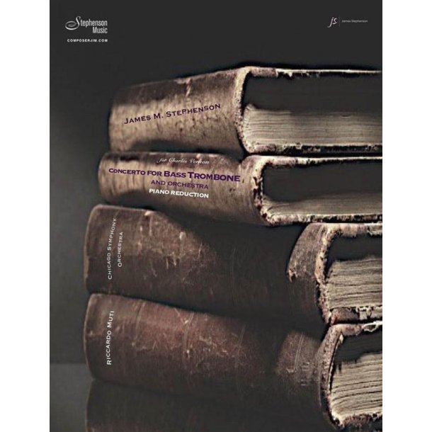 Concerto For Bass Trombone : Bass Trombone and Orchestra - Piano Reduction