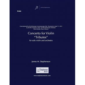 Concerto for Violin (Tributes) : Violin and Orchestra - Piano Reduction