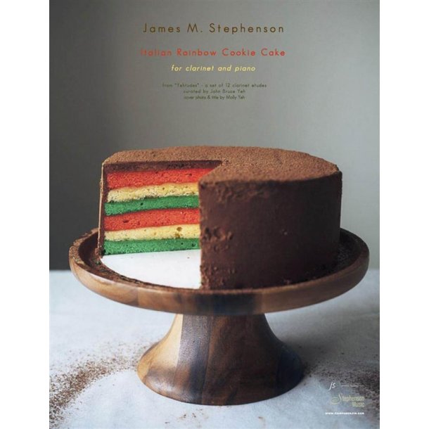Italian Rainbow Cookie Cake : Clarinet and Piano