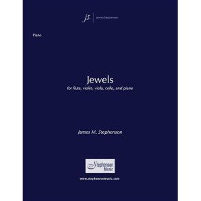 Jewels : Flute, Violin, Viola, Cello and Piano