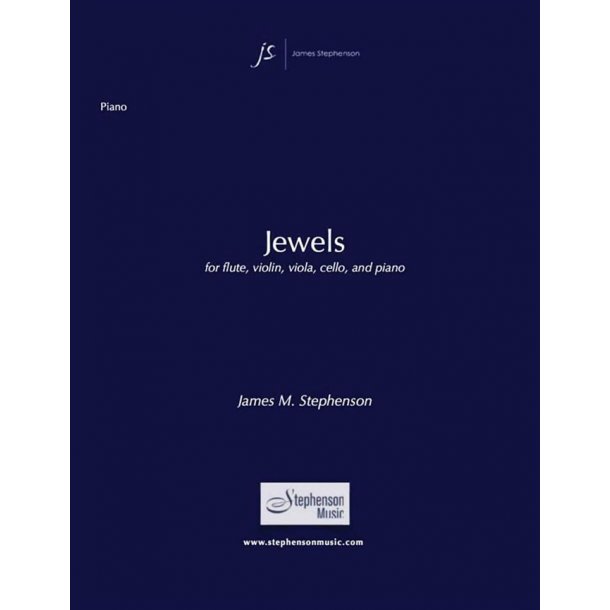 Jewels : Flute, Violin, Viola, Cello and Piano