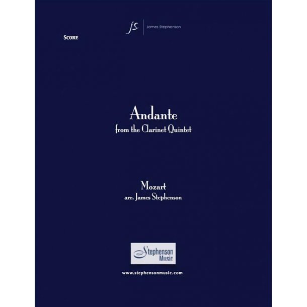 Andante from the Clarinet Quintet : Trumpet and Piano (or Organ)