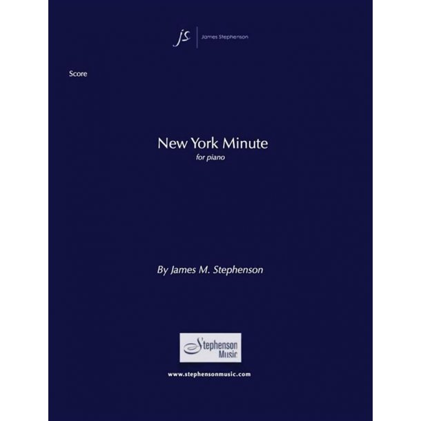 New York Minute : Piano Solo