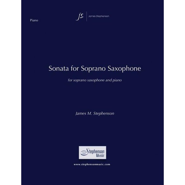 Sonata For Soprano Saxophone : Soprano Saxophone and Piano