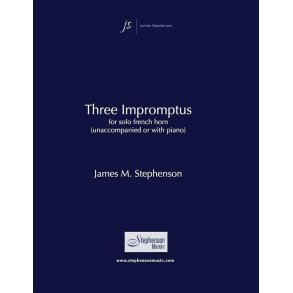 Three Impromptus : for French Horn, unaccompanied