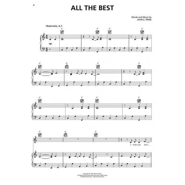 The John Prine Sheet Music Collection