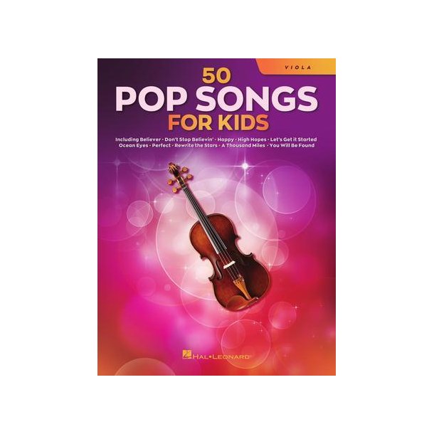 50 Pop Songs for Kids : for Viola