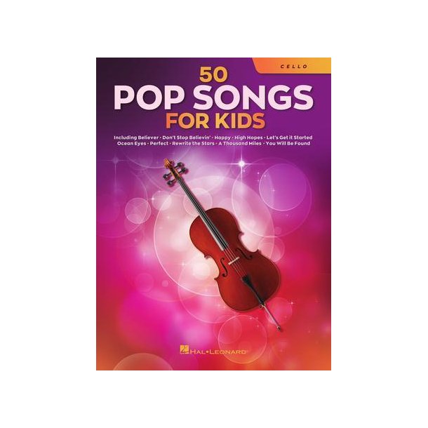 50 Pop Songs for Kids : for Cello