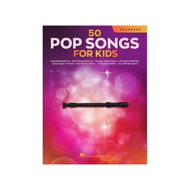 50 Pop Songs for Kids : for Recorder