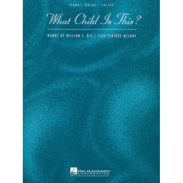 What Child Is This - P/V/G