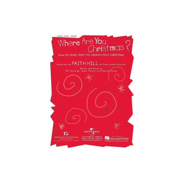HILL FAITH WHERE ARE YOU CHRISTMAS GRINCH PV SHEET