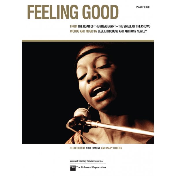 Bricusse Leslie Feeling Good Piano Vocal Guitar Sheet