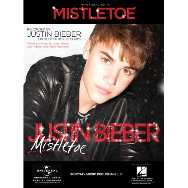 Bieber Justin Mistletoe Piano Vocal Guitar Sheet