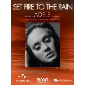 ADELE SET FIRE TO THE RAIN PIANO VOCAL GUITAR SHEET