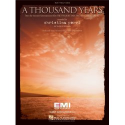 PERRI CHRISTINA A THOUSAND YEARS PIANO VOCAL GUITAR SHEET