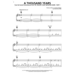 PERRI CHRISTINA A THOUSAND YEARS PIANO VOCAL GUITAR SHEET