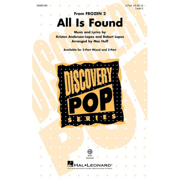 All Is Found (from Frozen 2) : Discovery Level 2