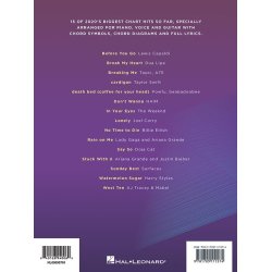 Top Hits of 2020 piano, voice and guitar