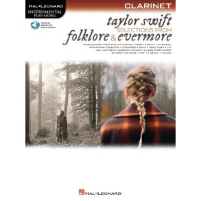 Taylor Swift - Selections from Folklore & Evermore : Clarinet Play-Along Book with Online Audio