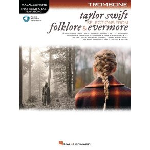 Taylor Swift - Selections from Folklore & Evermore : Trombone Play-Along Book with Online Audio