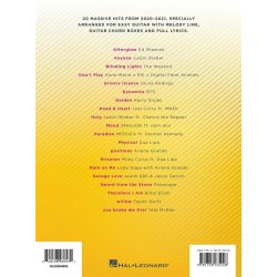 Chart Hits of 2020-2021 (easy guitar) : European Edition