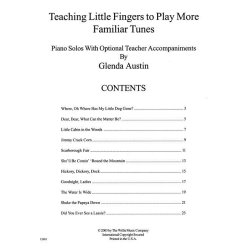 Teaching Little Fingers To Play More Familiar Tunes - Book Only