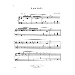 MILLER CAROLYN LITTLE WALTZ PIANO SOLO BOOK