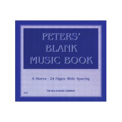 Peters Blank Book #1 Blue