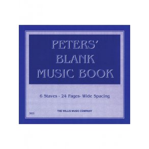 Peters Blank Book #1 Blue