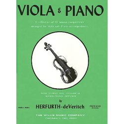 Viola & Piano-43 Famous Comps.