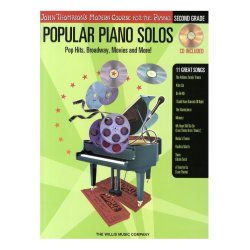 Popular Piano Solos: 2nd Grade - Pop Hits, Broadway, Movies And More!