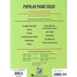Popular Piano Solos: 2nd Grade - Pop Hits, Broadway, Movies And More!