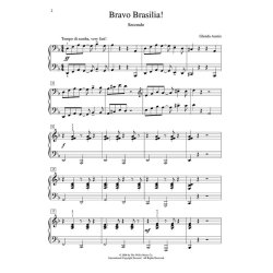 AUSTIN GLENDA BRAVO BRASILIA 1 PIANO 4 HANDS BOOK