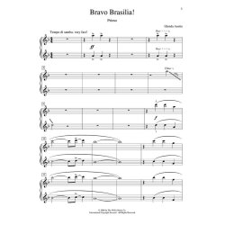 AUSTIN GLENDA BRAVO BRASILIA 1 PIANO 4 HANDS BOOK