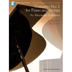 Peskanov Concerto No1 2pf Bk/Cd